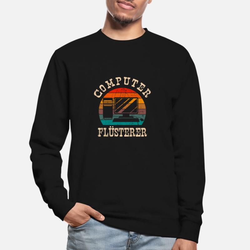 Computer Flüsterer Retro Gamer Nerd Programmierer Unisex Pullover