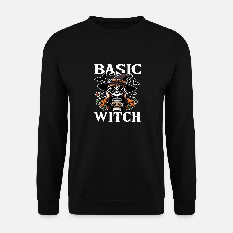 BASIC WITCH - CADEAU D’HALLOWEEN - Sweat-shirt Unisexe - noir