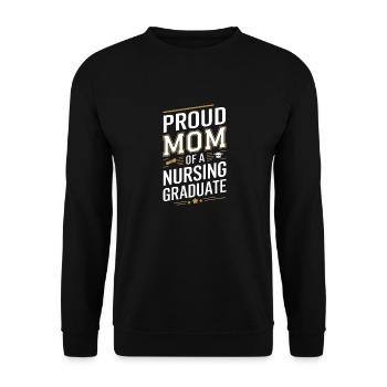 Fière maman de l’aidant - Sweat-shirt Unisexe - noir - Devant - Alina (178cm) & Michal (187cm)
