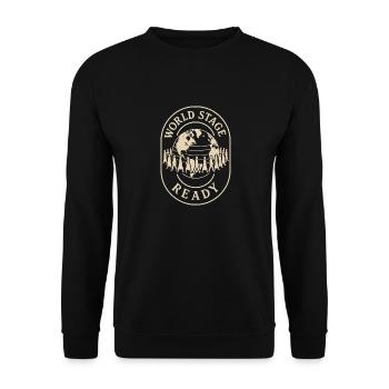 Das Chormitglied High School College Vocal - Unisex Pullover - Schwarz - Vorne - Alina (178cm) & Michal (187cm)