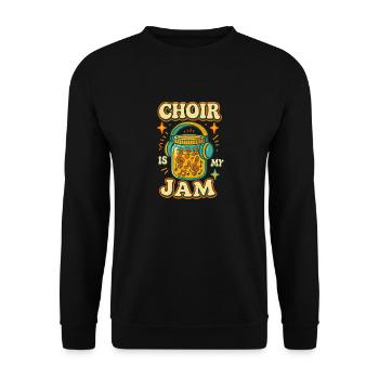 Das Chormitglied High School College Vocal - Unisex Pullover - Schwarz - Vorne - Alina (178cm) & Michal (187cm)