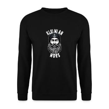 East Frisian North Sea Seaman Klei Mi An Mors - Unisex Sweatshirt - black - Front - Alina (178cm) & Michal (187cm)