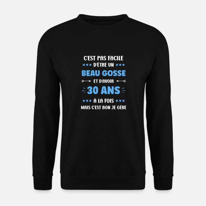 30 ANS - Sweat-shirt Unisexe - noir