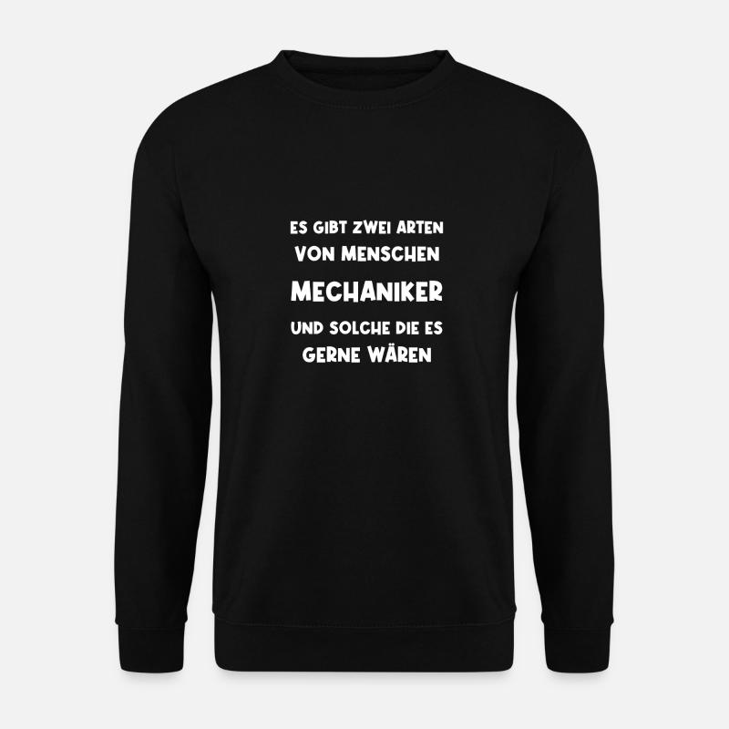 Mechanic Screwdriver Tool Workshop Oily - Unisex Sweatshirt - black