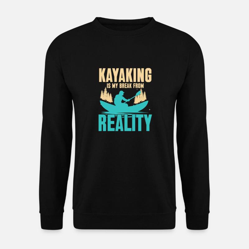 Kayaking - Unisex Sweatshirt - black