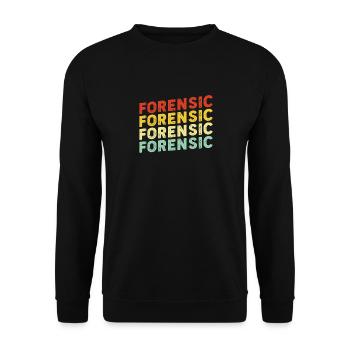 Drôle de médecin légiste Rétro pathologiste médico-légal - Sweat-shirt Unisexe - noir - Devant - Alina (178cm) & Michal (187cm)