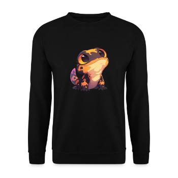 Salamanders Salamander - Unisex Sweatshirt - black - Front - Alina (178cm) & Michal (187cm)