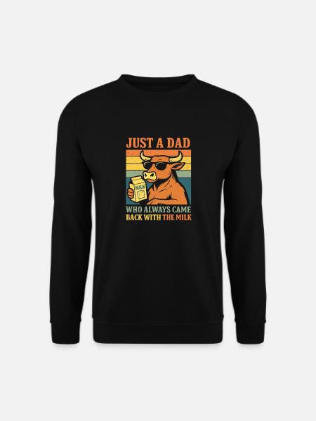 Nur ein Vater, der immer zurückkam, Bull Papa - Unisex Pullover - Schwarz