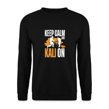 Escrima Arnis Kampfsport - Unisex Pullover - Schwarz - Vorne - Alina (178cm) & Michal (187cm)
