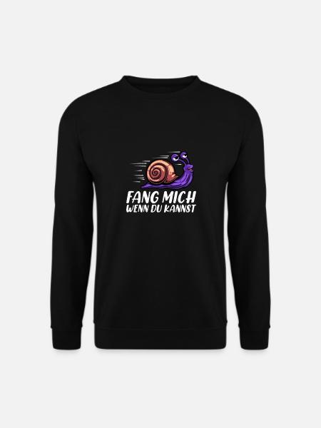 Läufer FANG MICH WENN DU KANNST Laufen Lustiges - Unisex Pullover - Schwarz