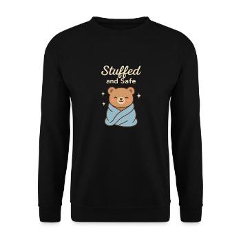 Emotional Support Crew Inner Child Healing - Unisex Sweatshirt - black - Front - Alina (178cm) & Michal (187cm)