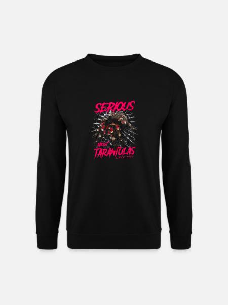 Ernsthaft über Vogelspinnen Hausspinne geboren 1977 - Unisex Pullover - Schwarz