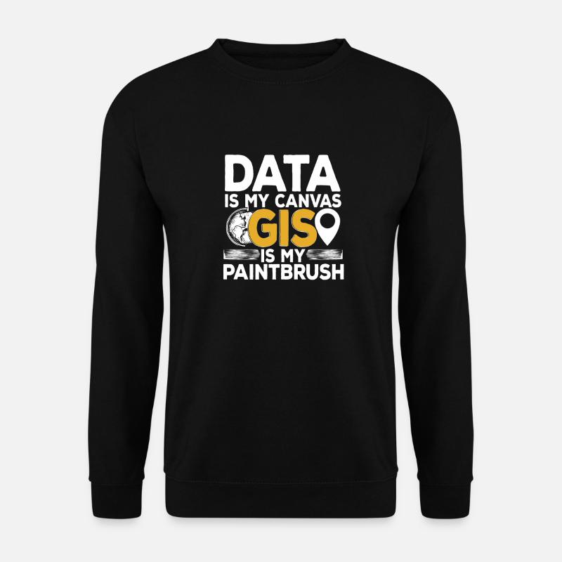 Geografische Informationssysteme - Unisex Pullover - Schwarz