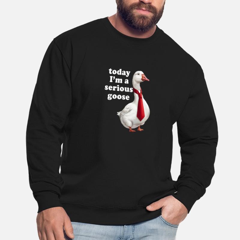 Heute bin ich eine echte Gans Unisex Pullover