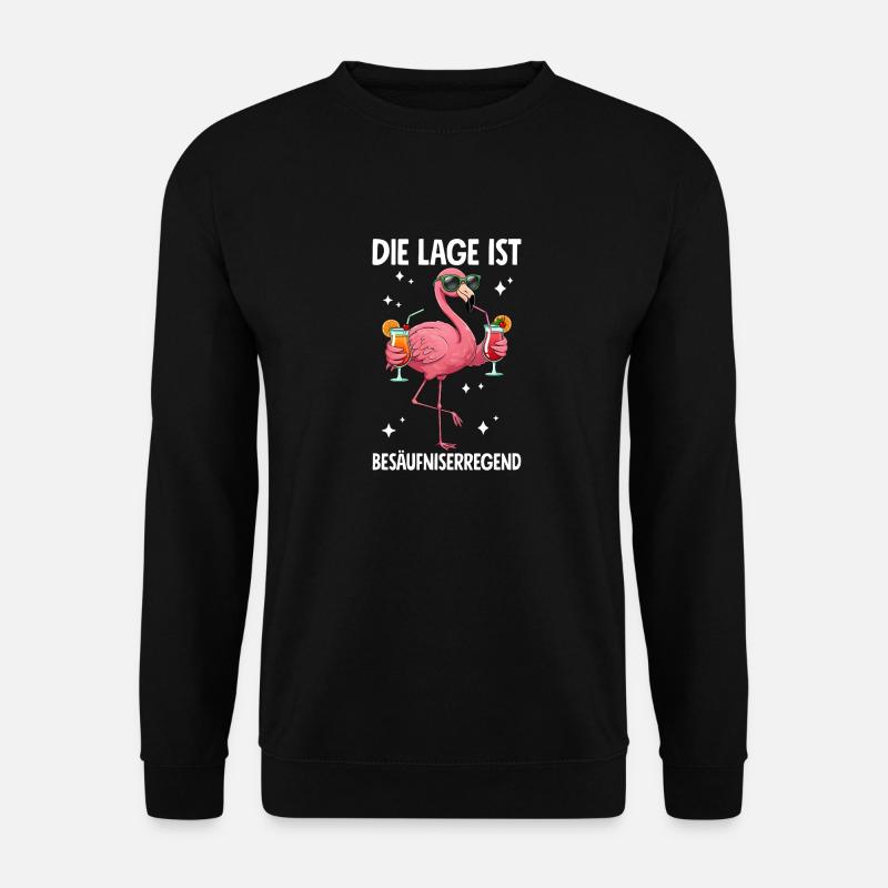 The situation is drunkenness - Unisex Sweatshirt - black