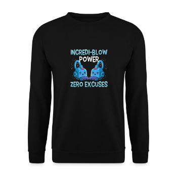 Nettoyant Lover Cleaner - Sweat-shirt Unisexe - noir - Devant - Alina (178cm) & Michal (187cm)