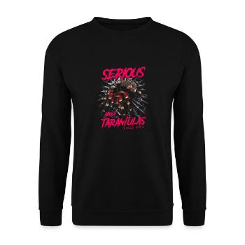 Serious About Tarentules Araignée de compagnie née en 2003 - Sweat-shirt Unisexe - noir - Devant - Alina (178cm) & Michal (187cm)