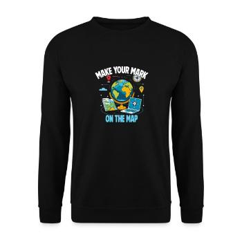 Geographic Information Systems - Unisex Sweatshirt - black - Front - Alina (178cm) & Michal (187cm)
