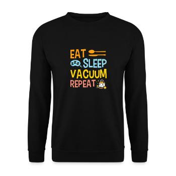 Nettoyant Lover Cleaner - Sweat-shirt Unisexe - noir - Devant - Alina (178cm) & Michal (187cm)