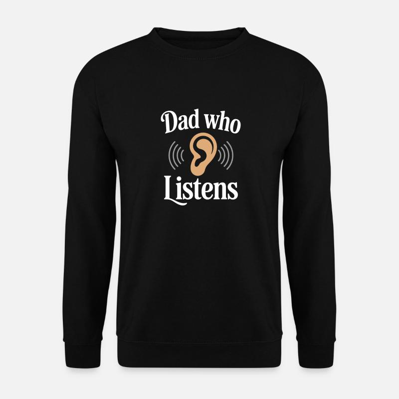 Emotionally Available Father Sanfter - Unisex Sweatshirt - black