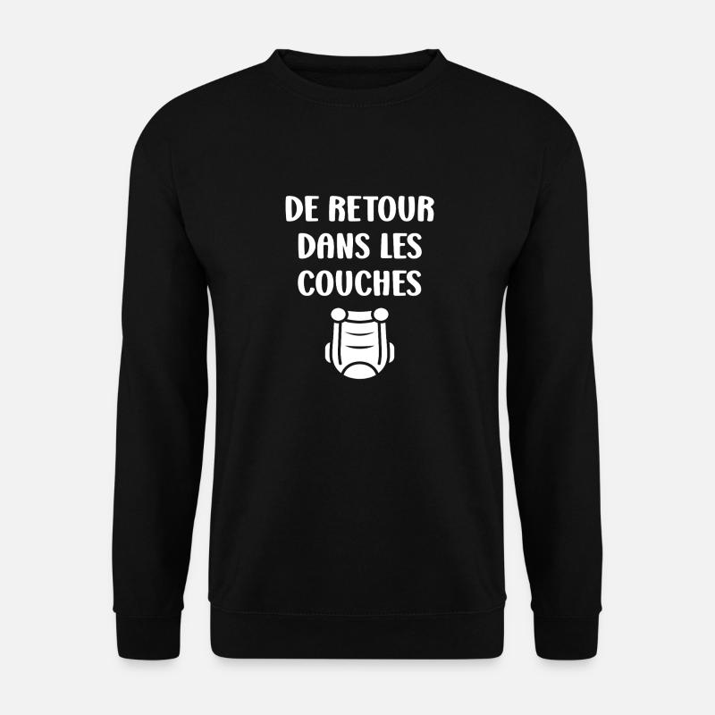 Couches - Sweat-shirt Unisexe - noir