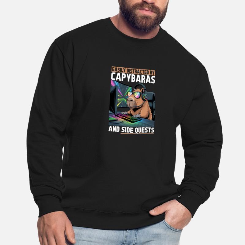 Capybara PC Gamer Gaming Unisex Sweatshirt