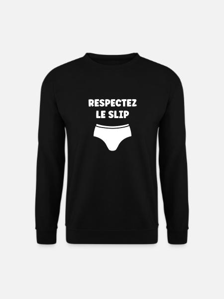 Slip - Sweat-shirt Unisexe - noir