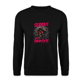 Serious About Tarentules Pet Spider Né En 2020 - Sweat-shirt Unisexe - noir - Devant - Alina (178cm) & Michal (187cm)