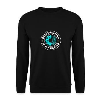 Anxiety disorder Anxiety disorder - Unisex Sweatshirt - black - Front - Alina (178cm) & Michal (187cm)