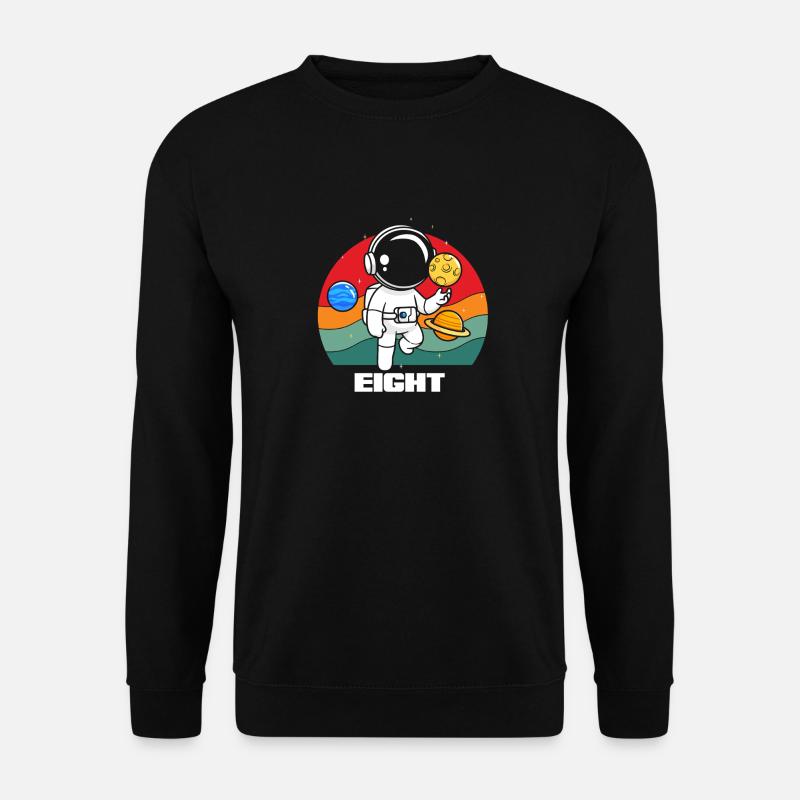 Astronaut Space Adventure Eight - Unisex Sweatshirt - black