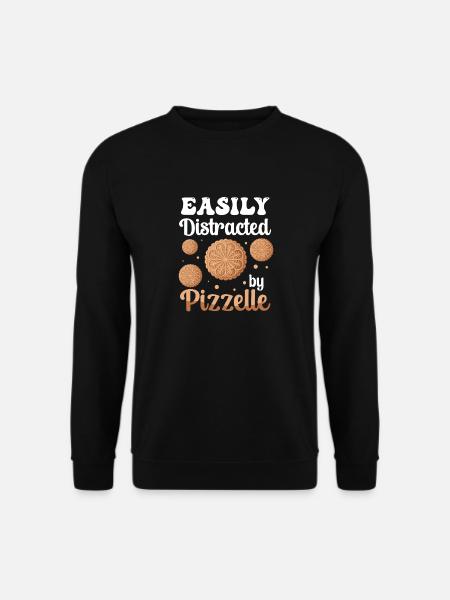 Pizzelle Waffle - Italian Waffles - Unisex Sweatshirt - black