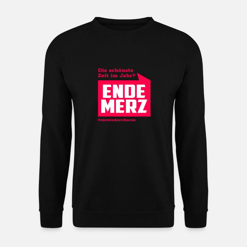 ENDE MERZ - Unisex Pullover - Schwarz