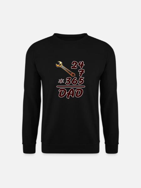 24-7-365 DAD - Unisex Sweatshirt - black