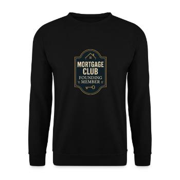 First Homebuyer Gift Neuhause-owner Humor - Unisex Sweatshirt - black - Front - Alina (178cm) & Michal (187cm)