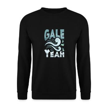 Météorologie amusante Passionnés de météo - Sweat-shirt Unisexe - noir - Devant - Alina (178cm) & Michal (187cm)