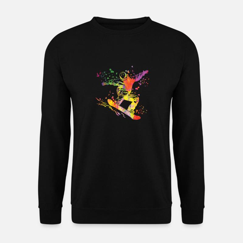 Snowboarder Snowboarding Snowboard - Unisex Sweatshirt - black