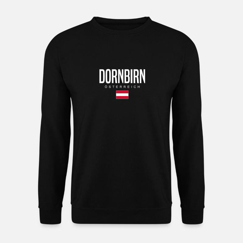 Dornbirn, Austria - Unisex Sweatshirt - black