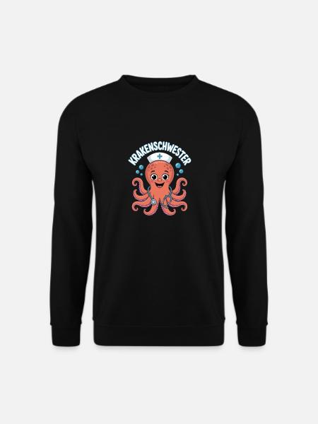 Kraken Nurse Nurse - Unisex Sweatshirt - black