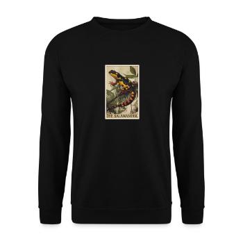 Salamanders Salamander - Unisex Sweatshirt - black - Front - Alina (178cm) & Michal (187cm)