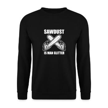 Sciure de bois Bûcheron Forester - Sweat-shirt Unisexe - noir - Devant - Alina (178cm) & Michal (187cm)