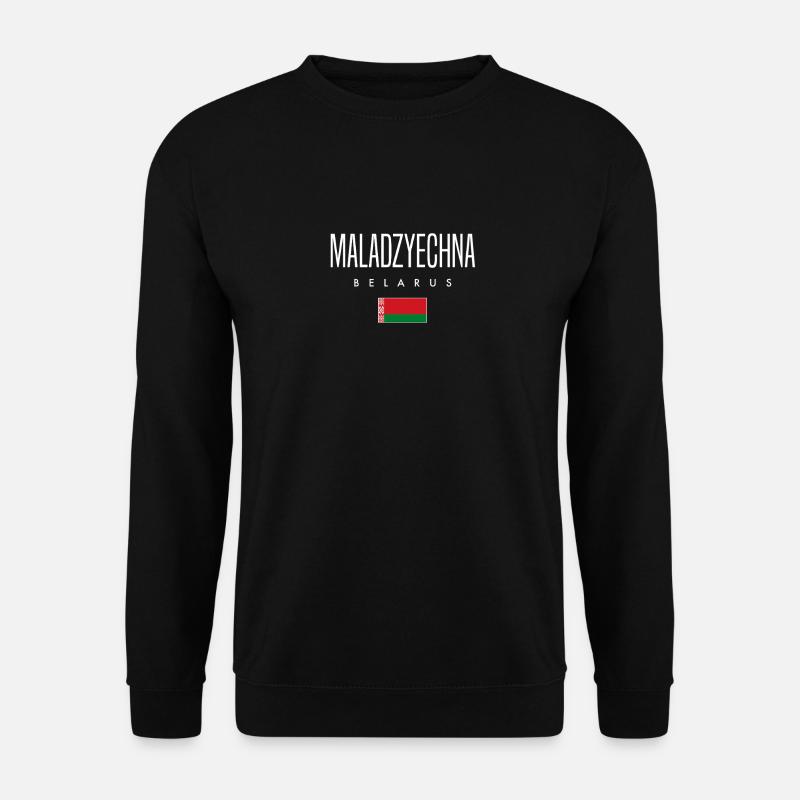 Maladzyechna Belarus Weißrussland - Unisex Pullover - Schwarz