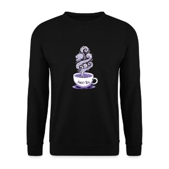Anxiety disorder Anxiety disorder - Unisex Sweatshirt - black - Front - Alina (178cm) & Michal (187cm)