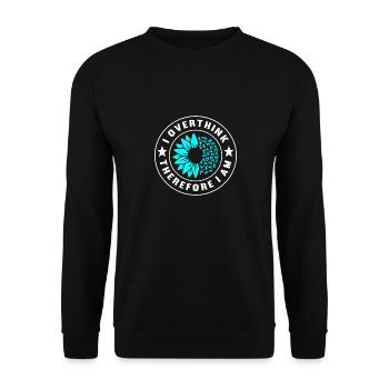 Anxiety disorder Anxiety disorder - Unisex Sweatshirt - black - Front - Alina (178cm) & Michal (187cm)