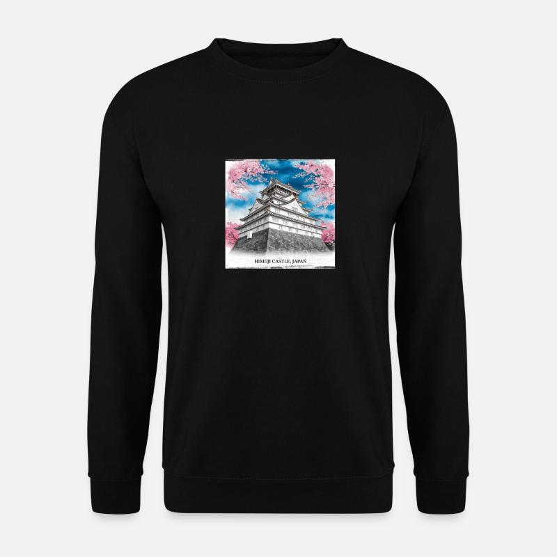 Himeji Castle Japan - Unisex Pullover - Schwarz