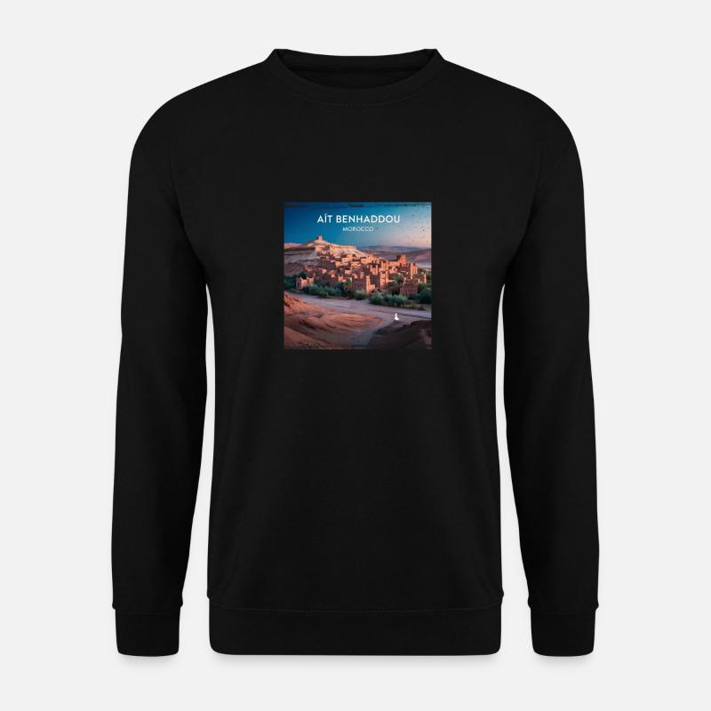 Aït-Ben-Haddou - Unisex Pullover - Schwarz