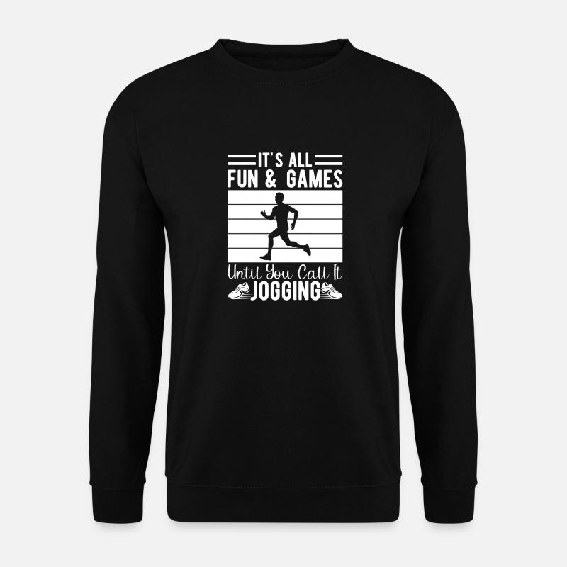 Cross Country Runner Design - XC Coach - Running - Unisex Pullover - Schwarz