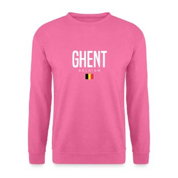 Gent Belgien - Unisex Pullover - Pink - Vorne