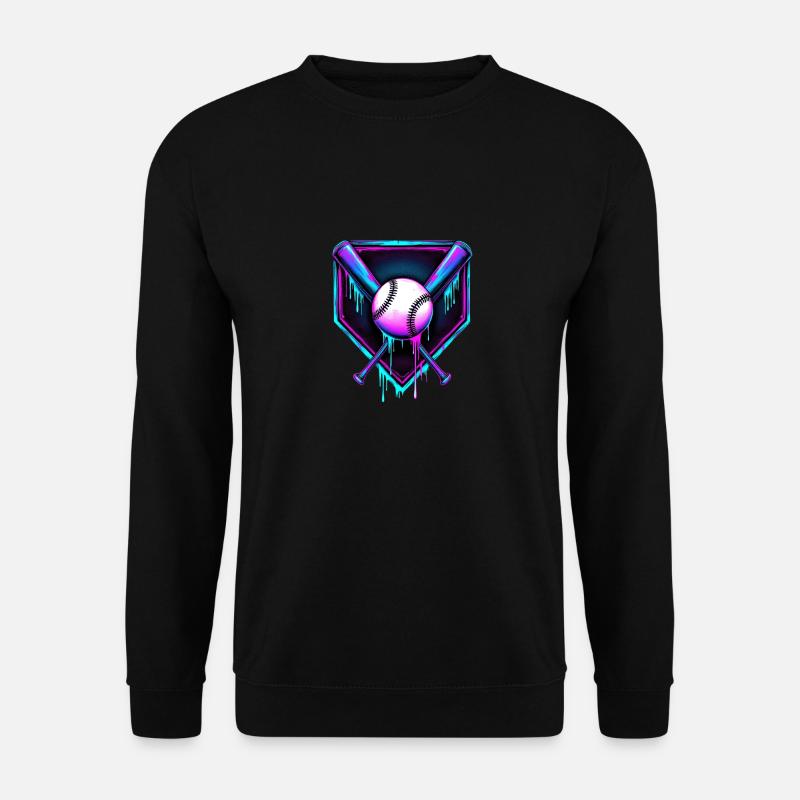 Baseball Batte de baseball - Sweat-shirt Unisexe - noir