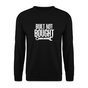 Construit pas acheté drôle de véhicule mécanique automobile - Sweat-shirt Unisexe - noir - Devant - Alina (178cm) & Michal (187cm)