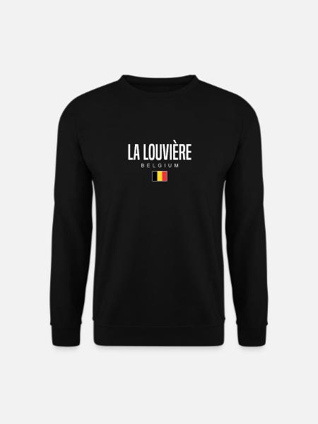 Lalouvière, Belgium - Unisex Sweatshirt - black